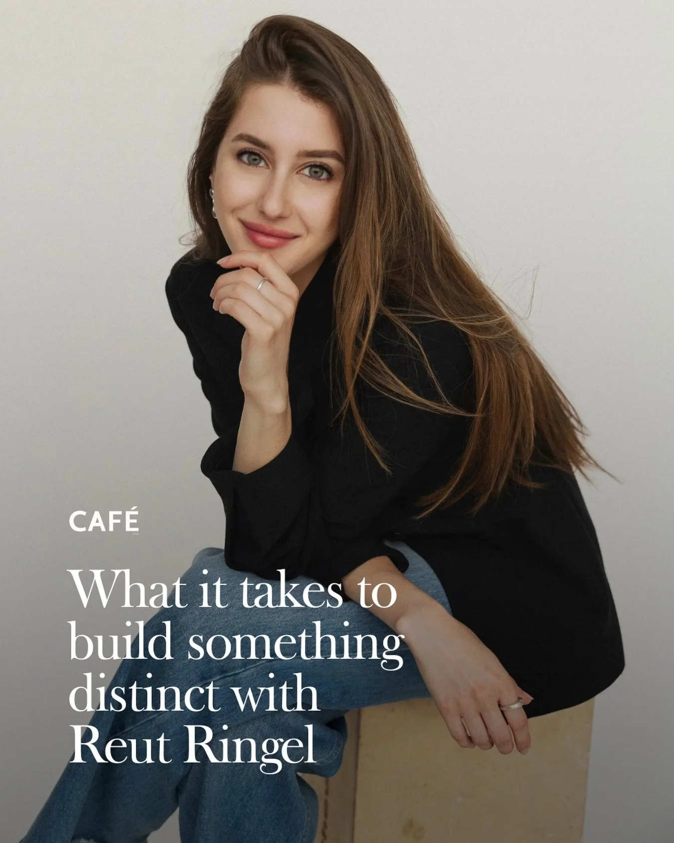 Join us for Caf&eacute; co-lab: Brand Spotlight with @reutringel 
Thursday, April 23
12:00 to 1:00 PM ET

This week, we are in conversation with Reut Ringel, founder and creative director of her New York fine jewelry house @reutnewyork 

Her work bri