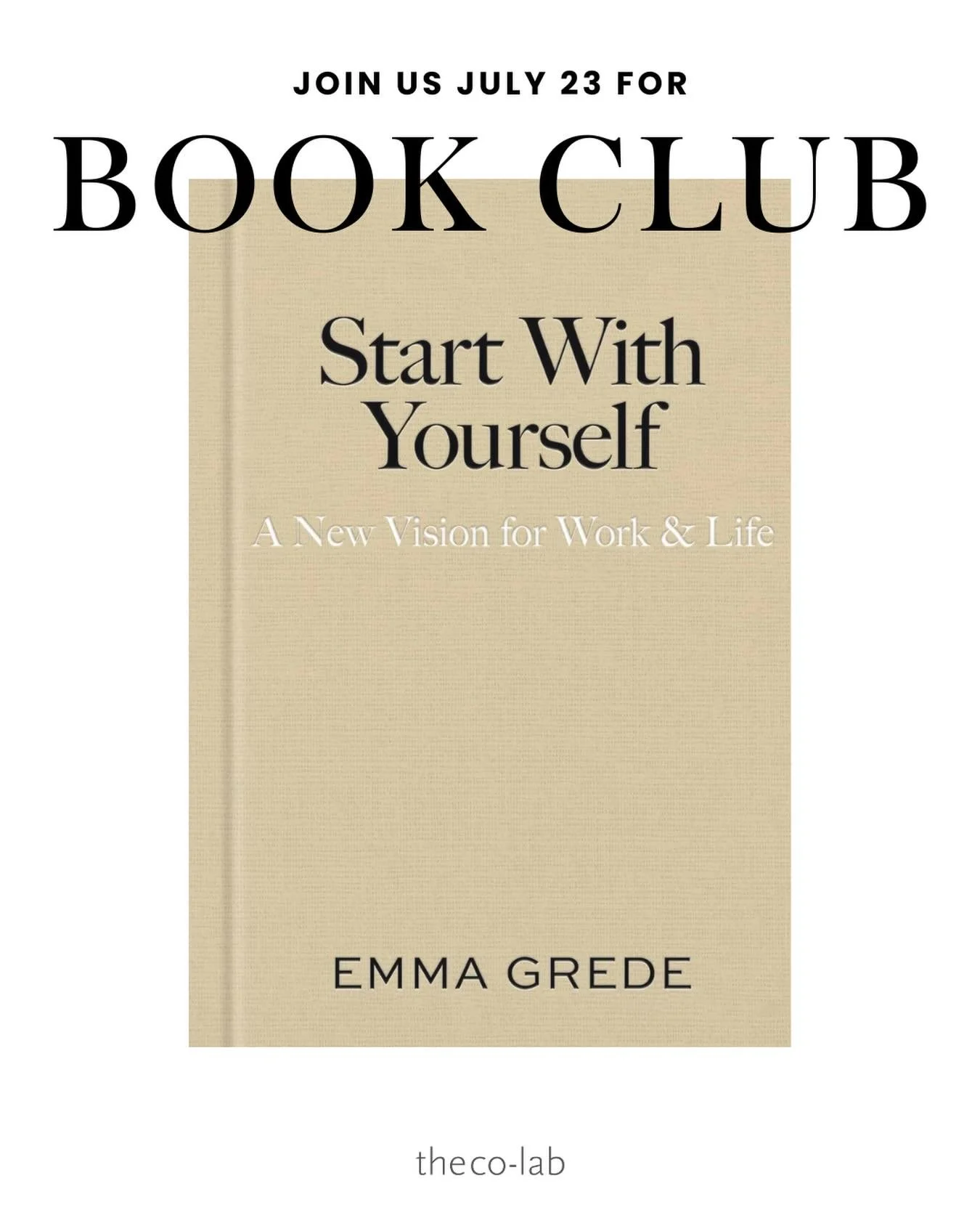 @abbeysamet leads the discussion about @emmagrede new book which we are dying to read 👀 if you&rsquo;ll be joining us, get your copies now!