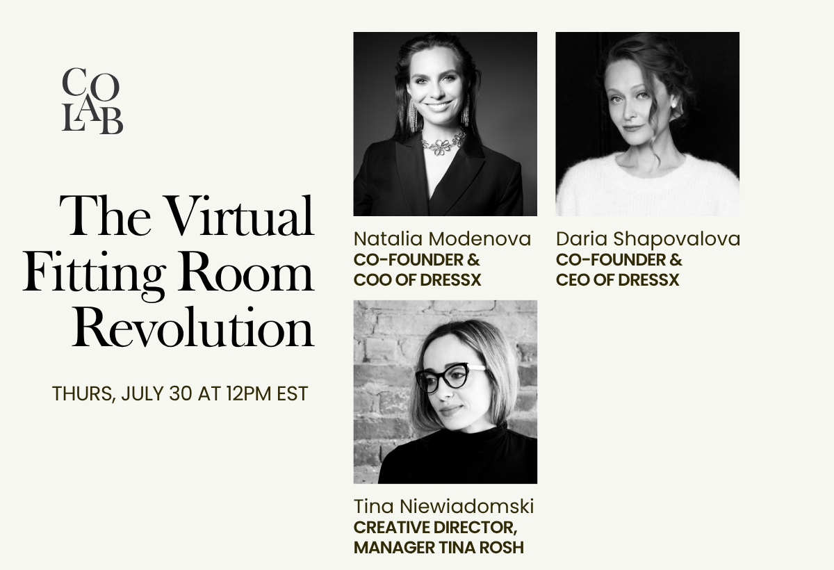 Café co-lab: The Virtual Fitting Room Revolution hosted by co-lab member Tina Niewiadomski