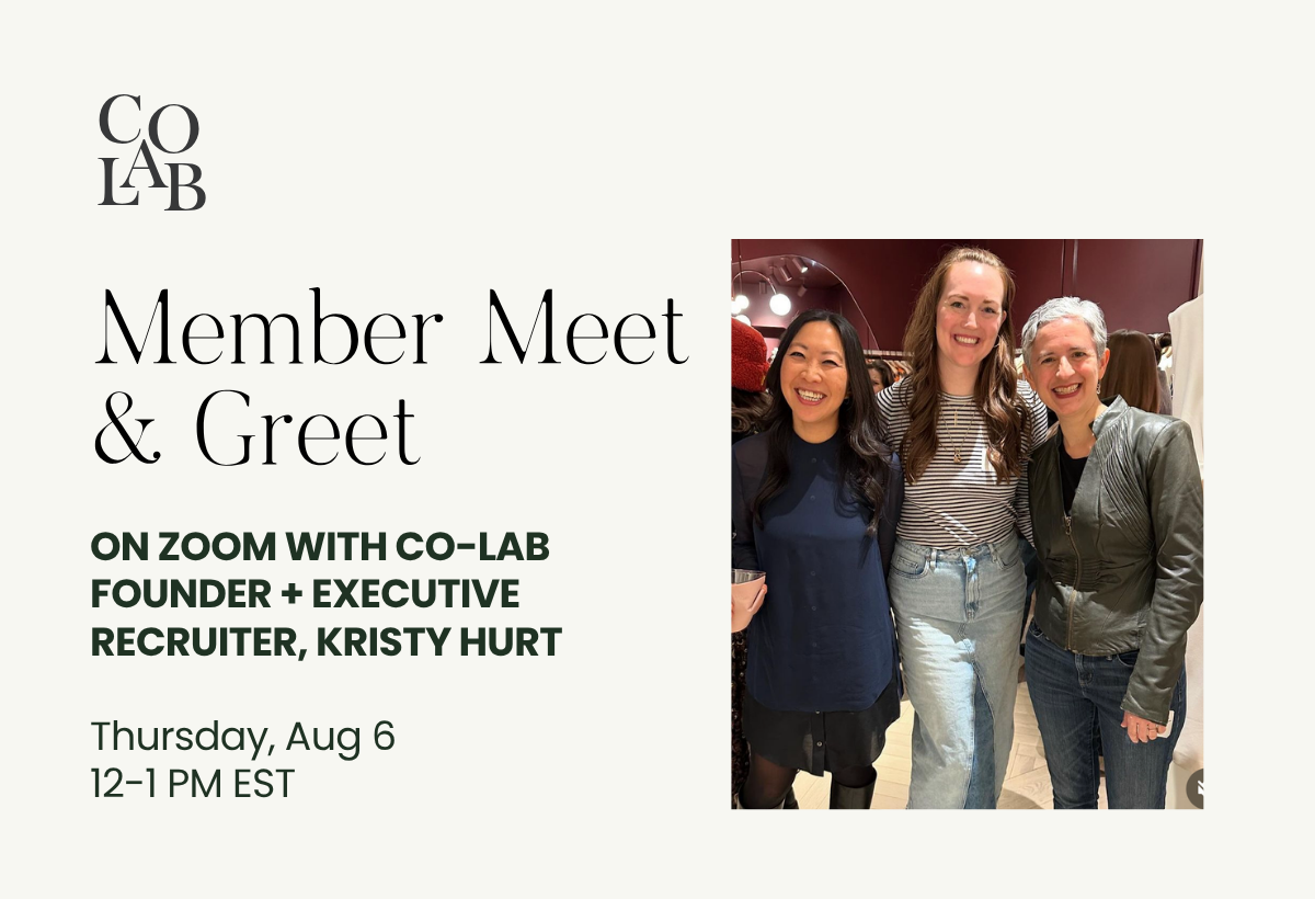 Café co-lab: Member Meet &amp; Greet with Kristy Hurt, Founder of the co-lab