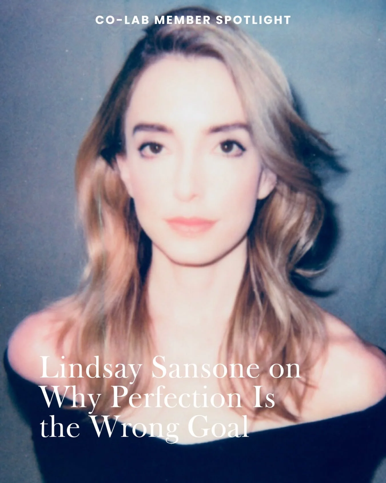 Brand, growth and marketing leader Lindsay Sansone @lindsaysans is featured on the @jointhecolab member spotlight this week, link in story ✨ &ldquo;learning is the goal, not perfection&rdquo; - Lindsay Sansone
