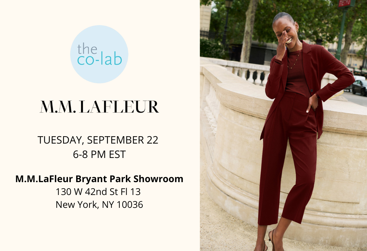 IRL: the colab x M.M.LaFleur, hosted by Kristy Hurt, Founder, the colab