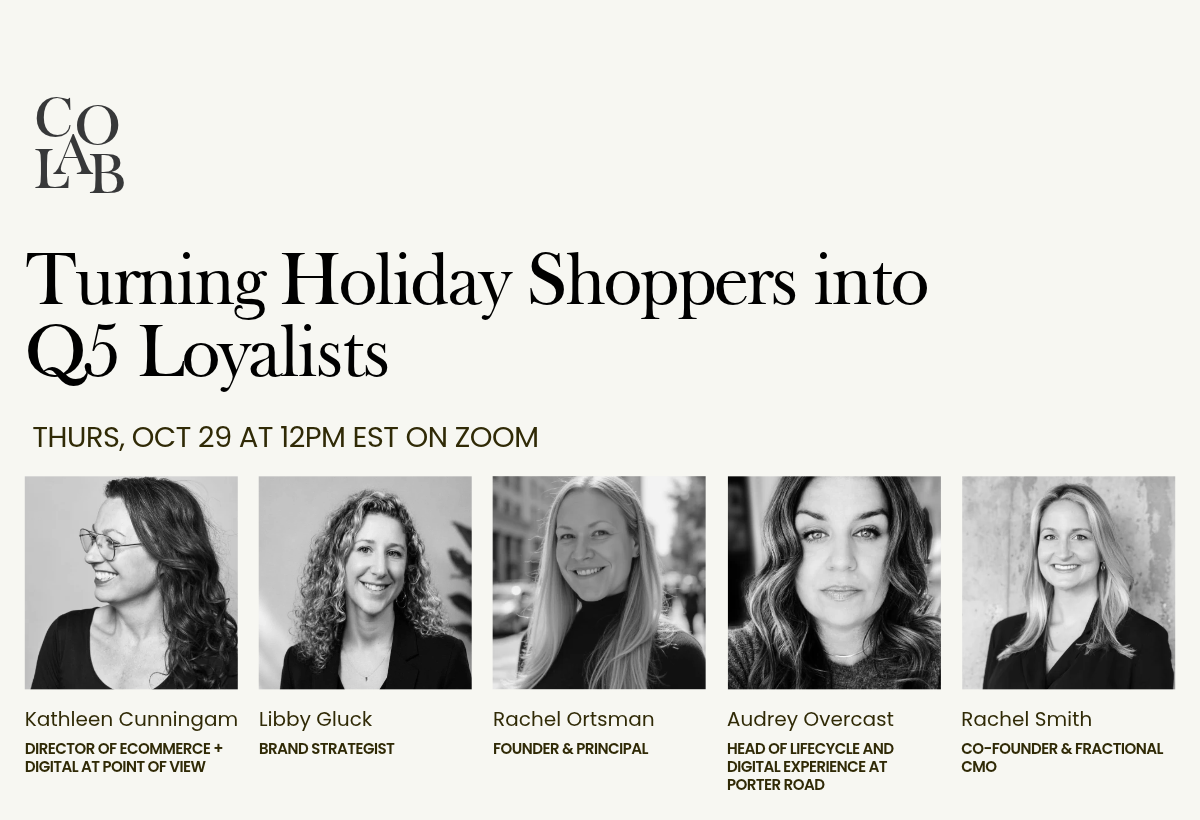 Café co-lab: Turning Holiday Shoppers into Q5 Loyalists