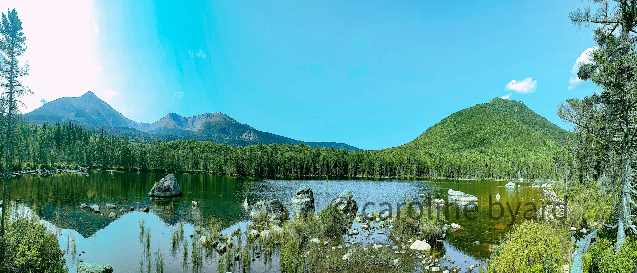 Mount Katahdin, 42x18 panoramic photo, Digital file