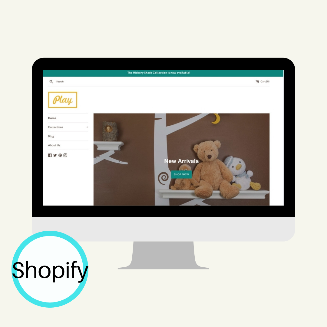Fun + Friendly Shopify Website