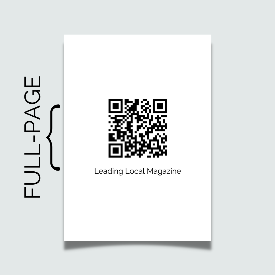 Leading Local Magazine Ad Spread