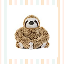 Realistic, Cuddly Three Toed Sloth Stuffed Animal