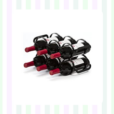 Mango Steam 6 Bottle Counter-top Wine Rack - Storage Organizer