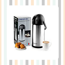 101 Oz Airpot Thermal Coffee Carafe - Insulated Stainless Steel Coffee Dispenser with Pump 