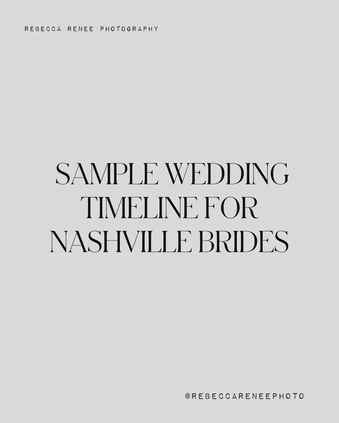 Say goodbye to the days of being removed from your wedding guests and opt in for the stress-free timeline. There are still ways to do this even when you skip the first look!

📸 Ready to map out your perfect day? Check out my full Wedding Timeline Gu
