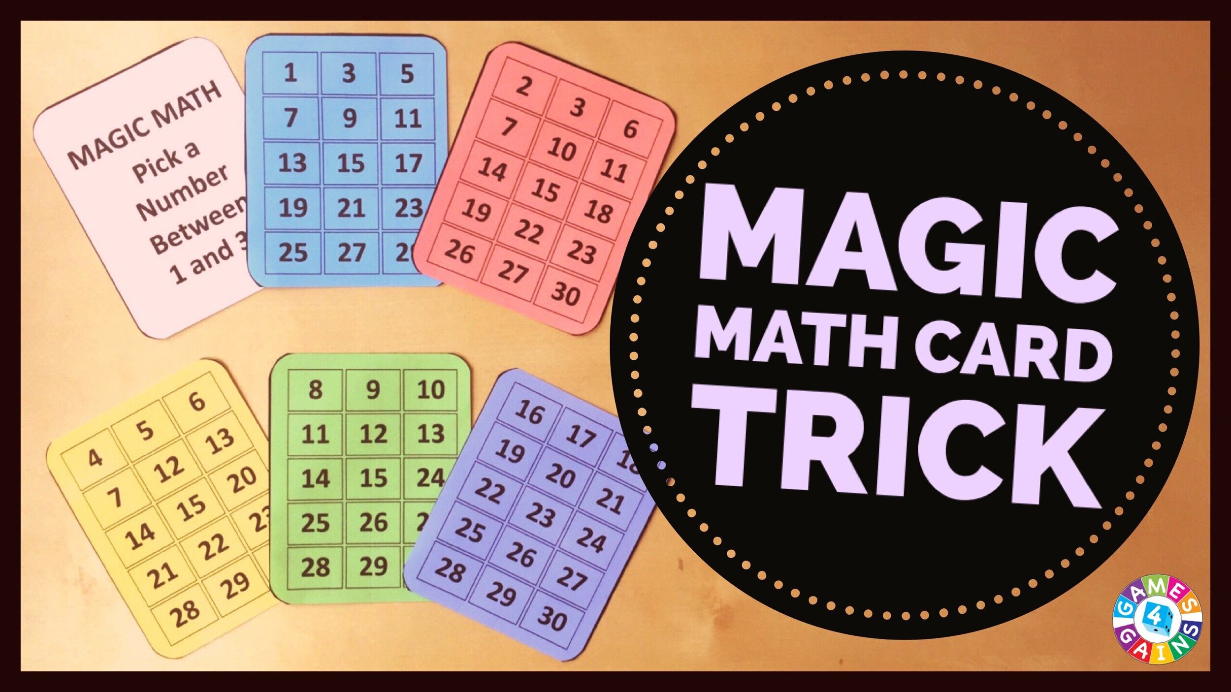 Math Magic Trick — Games 4