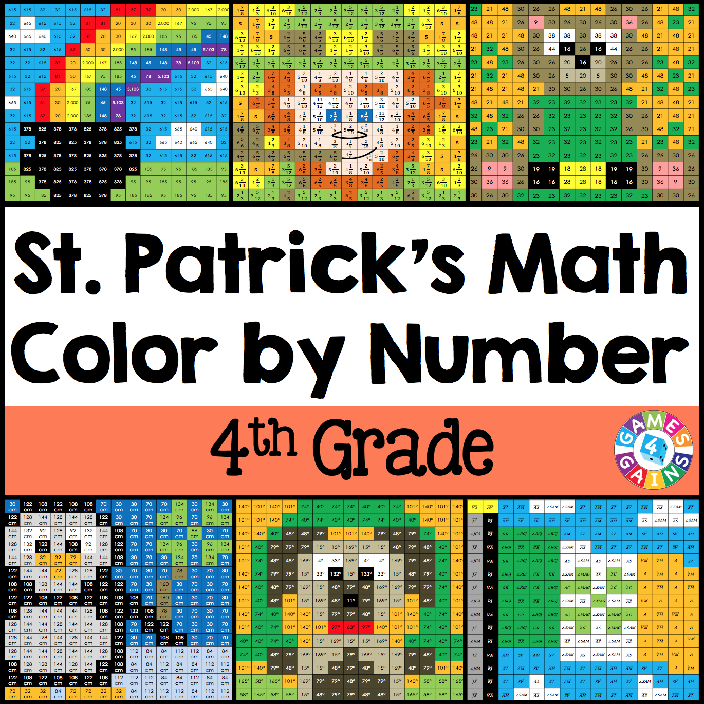 St. Patrick's Day Math 4th Grade Cover.png