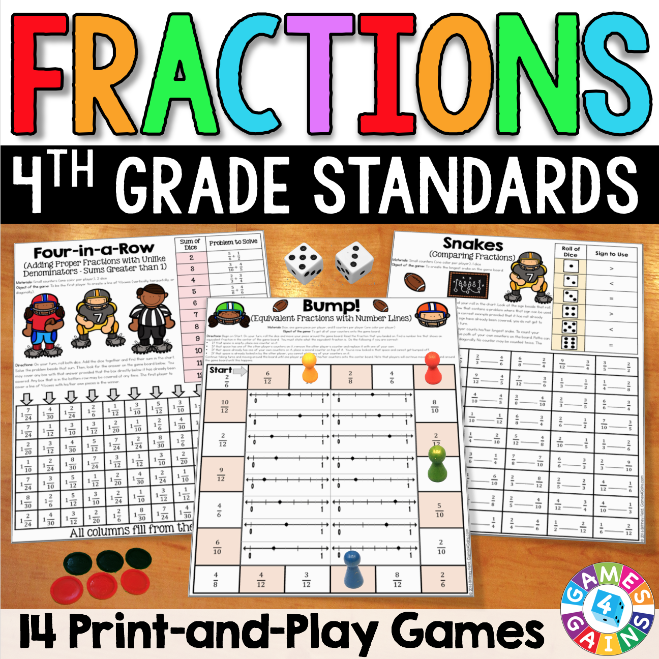 4th Grade Fractions Games Cover.png