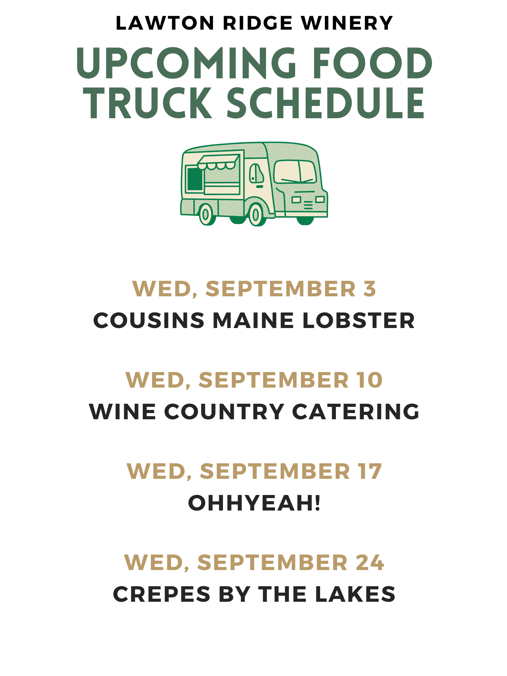 Food Trucks at Lawton Ridge
