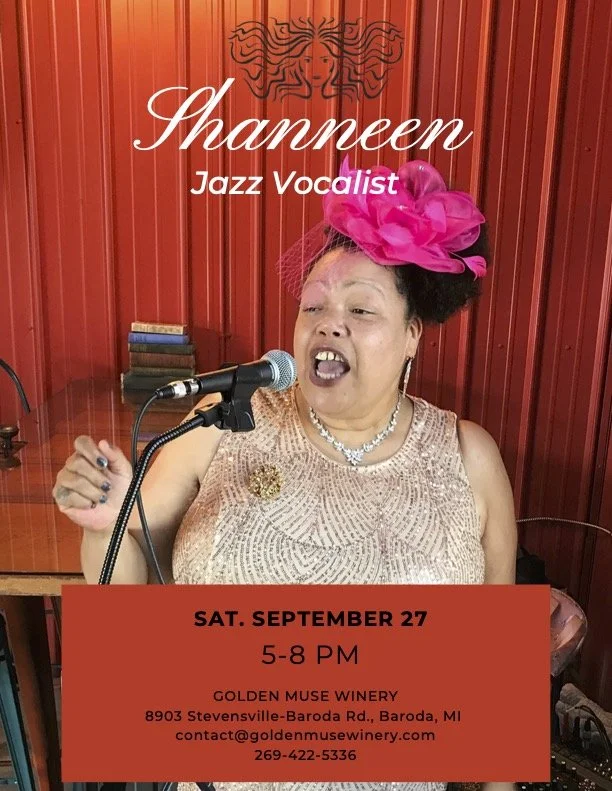 Shanneen Jazz Vocalist at Golden Muse Winery