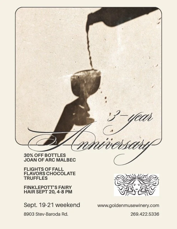 3-Year Anniversary at Golden Muse Winery