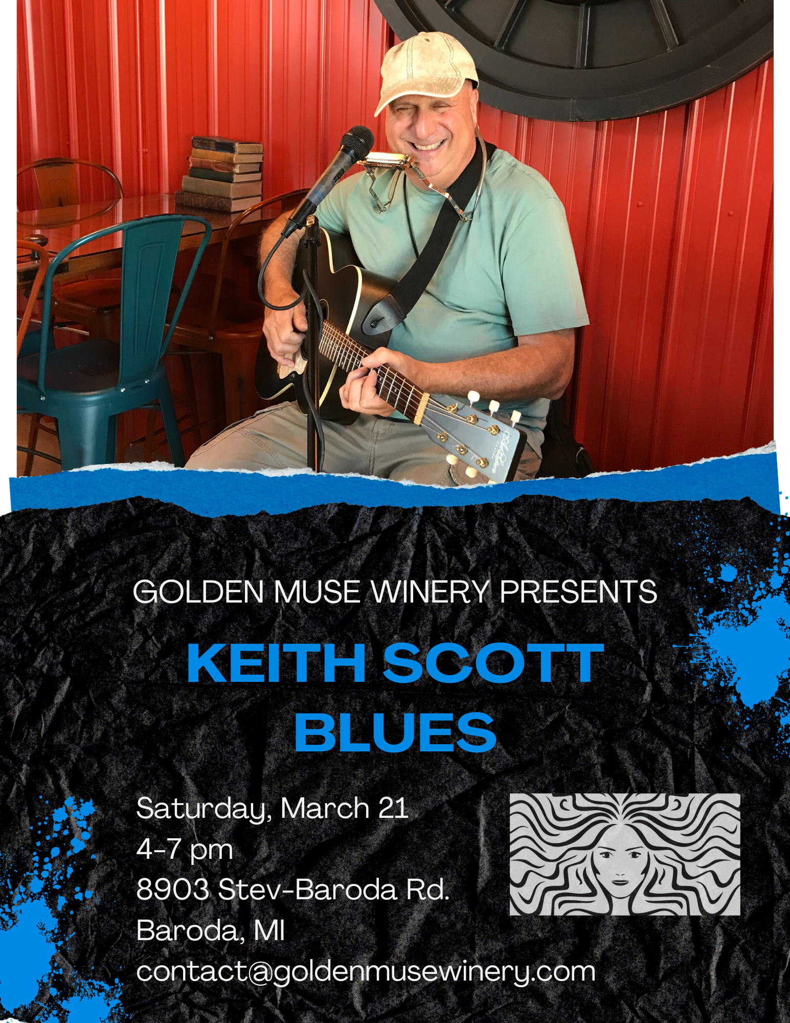 Keith Scott Blues at Golden Muse