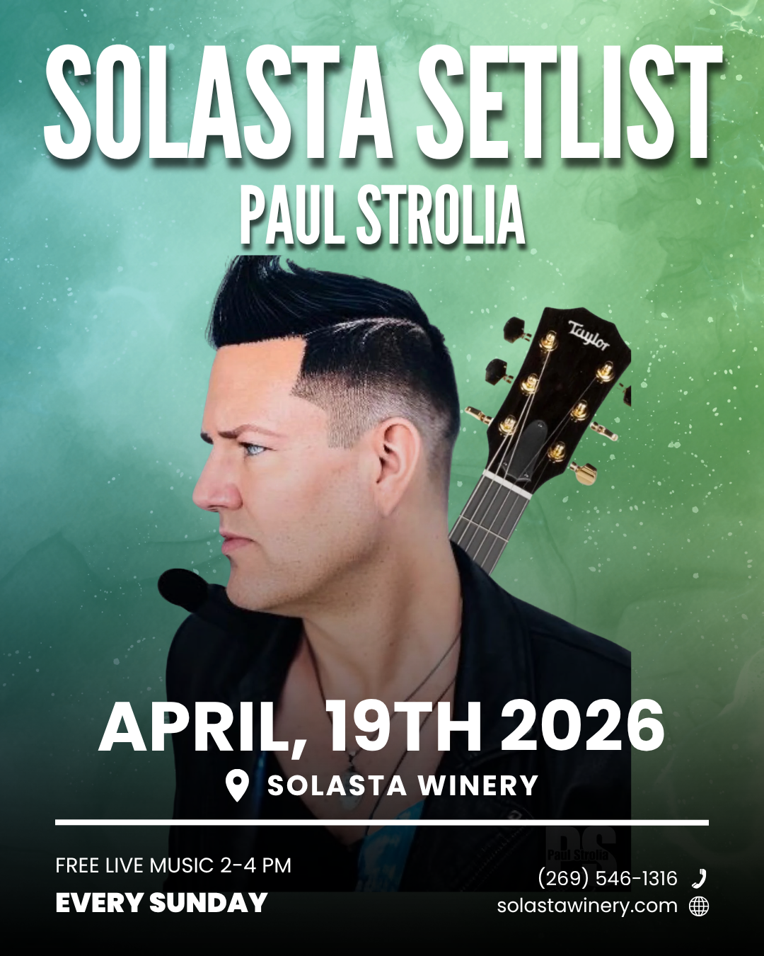 Solasta Setlist: Paul Strolia