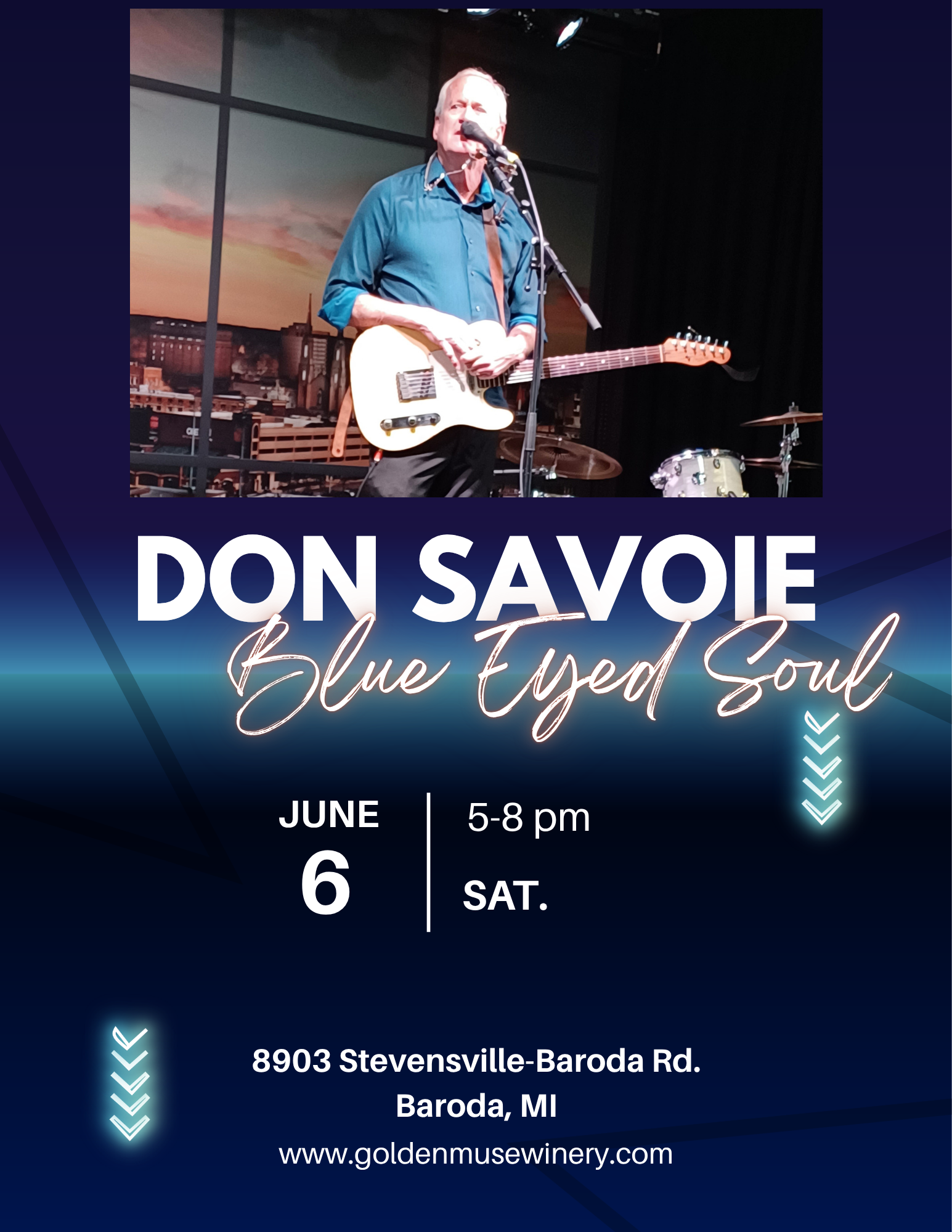 Don Savoie at Golden Muse Winery