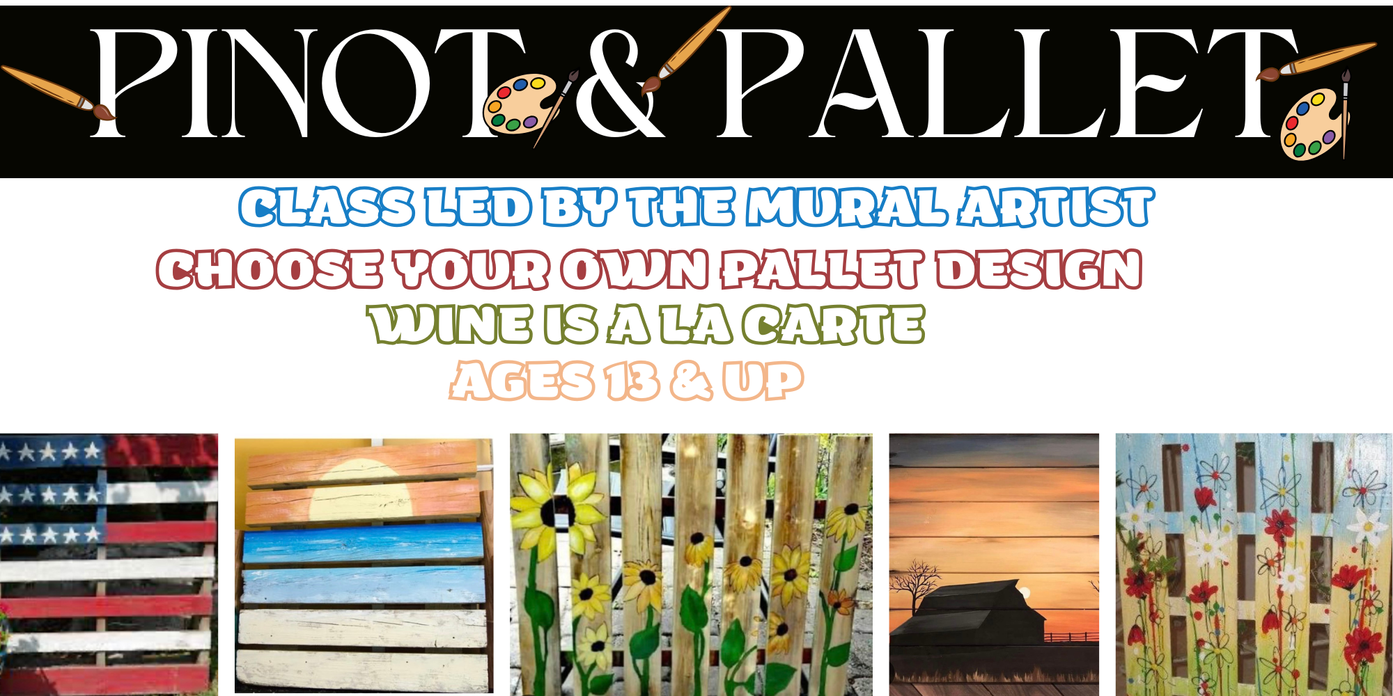 Pinot & Pallet at Filkins Vineyards