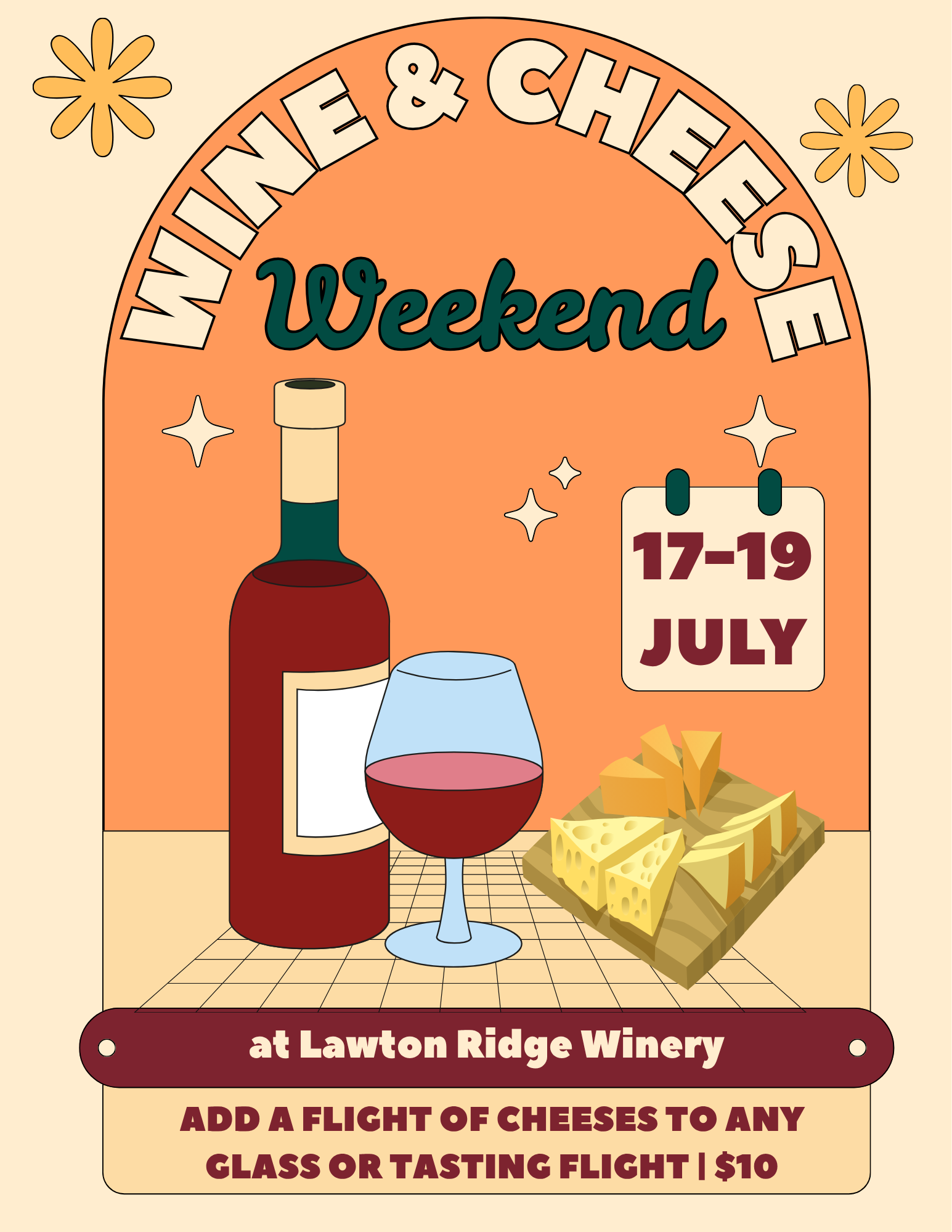 Wine & Cheese Weekend
