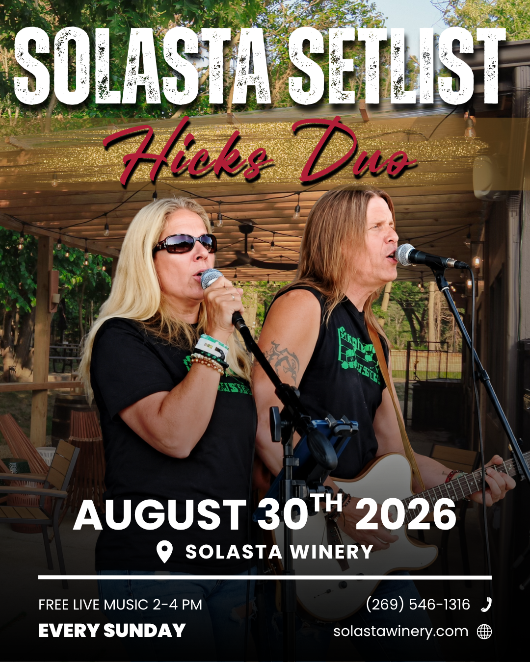 Hicks Duo at Solasta Winery