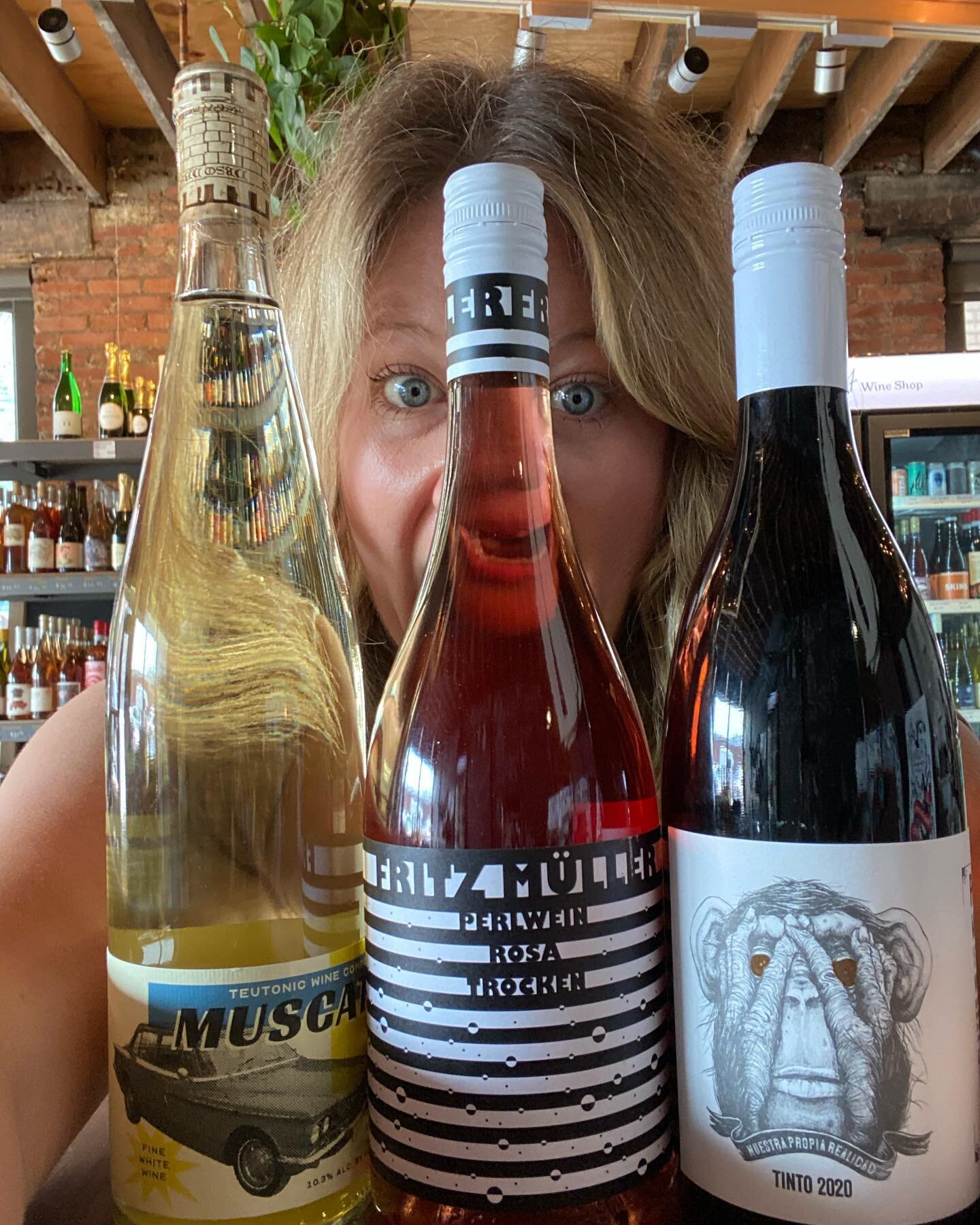 What does Oregon Muscat, Frizzante German Ros&eacute; and a Chilean Syrah/Malbec blend have a in a common?! A crazy wine flight for Crazy Days!!! Now pouring all today and tomorrow for all your Crazy Day needs. Also selected bottles 15% off! 
Get win