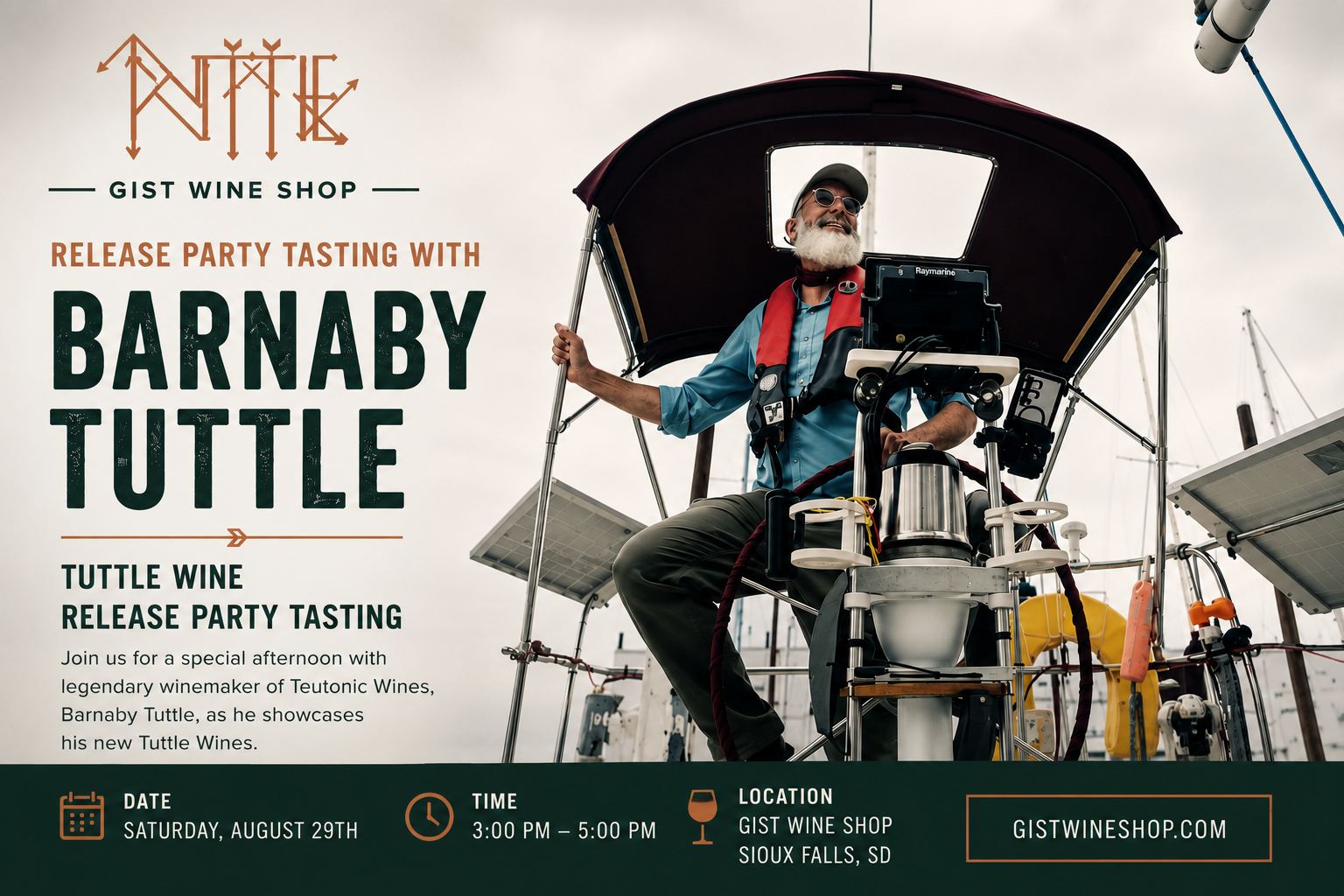 Tuttle Wine Release Party with Barnaby!