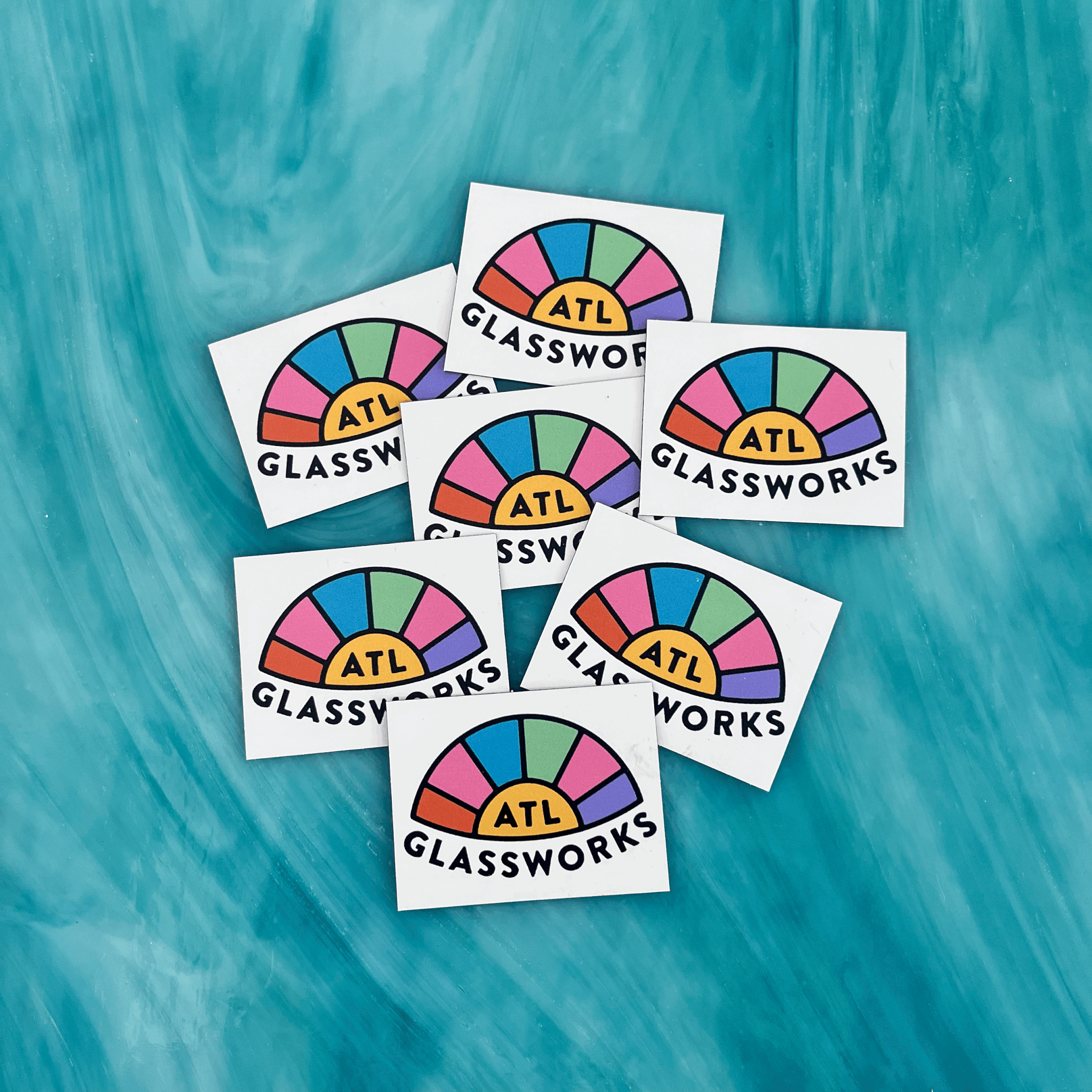 ATL Glassworks logo magnet