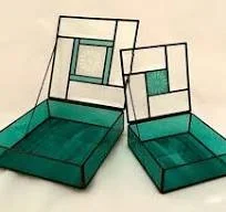 Intermediate 3d box stained glass art class ATL Glassworks Susan McCracken Atlanta GA Architectural Artworks ATL Glassworks
