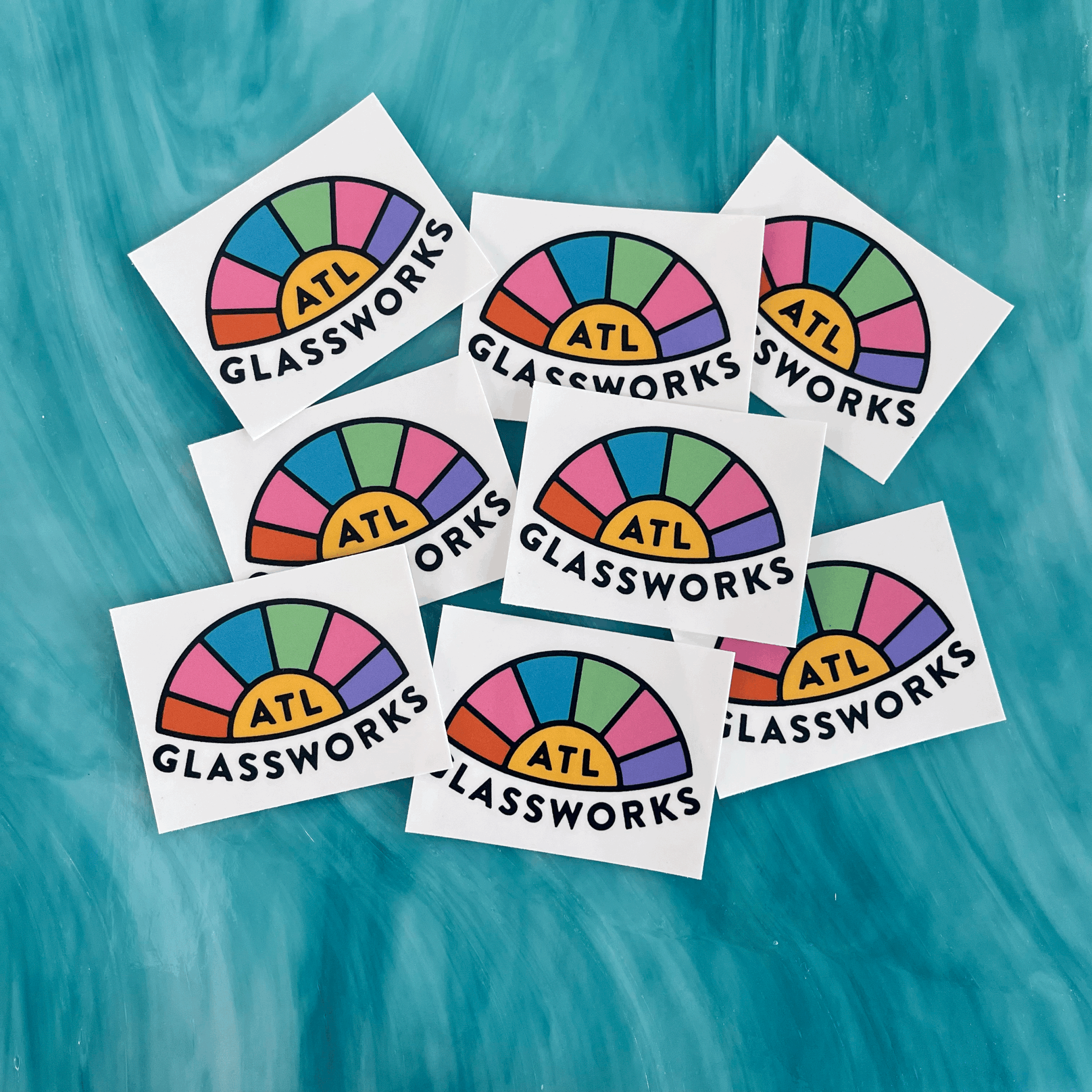 ATL Glassworks logo vinyl sticker