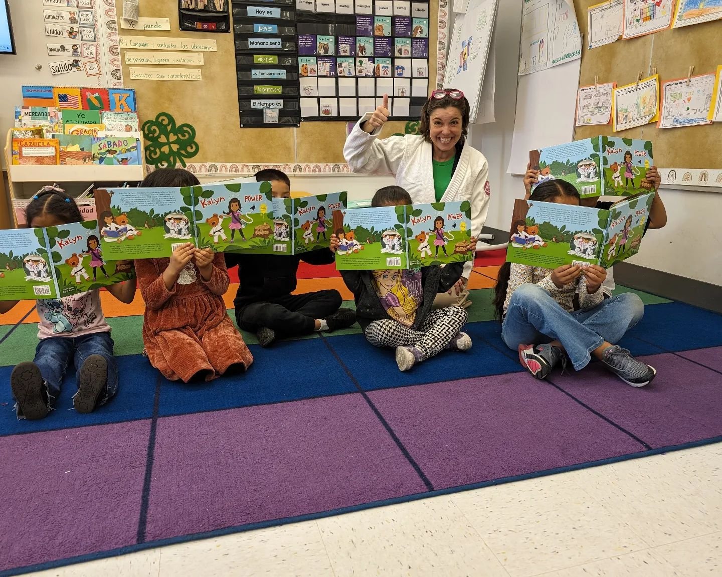 Kalyn Finds Her Power 📚
Special delivery for these hard working kindergarten students at Lemonwood School in Oxnard, CA. 

Thank you @vicgracie for your magical story!