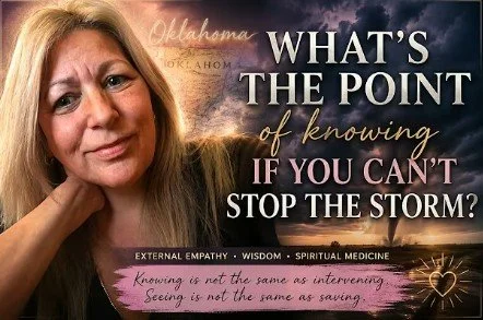 What's the Point of Knowing If You Can't Stop the Storm?