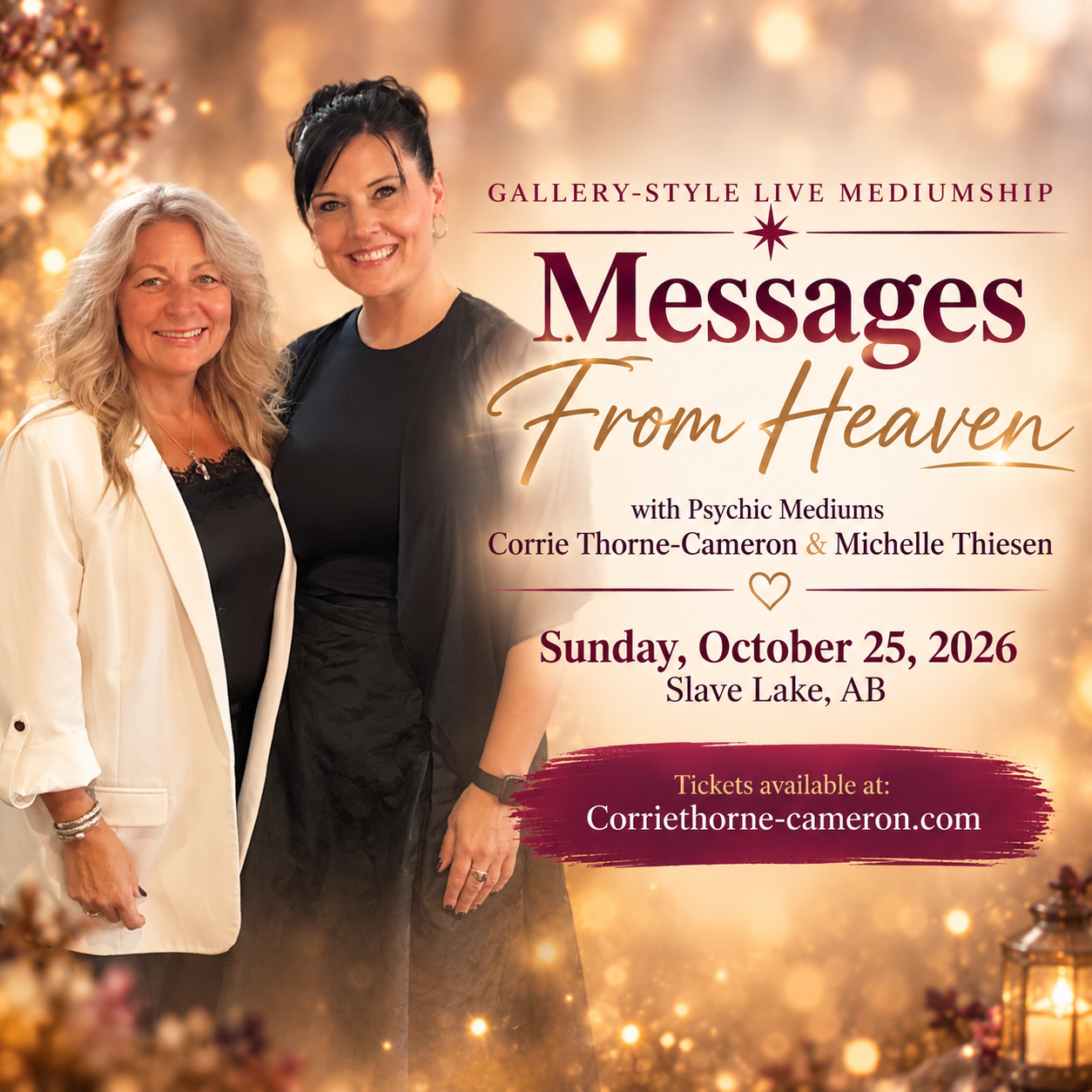 Messages From Heaven - Gallery Mediumship Readings