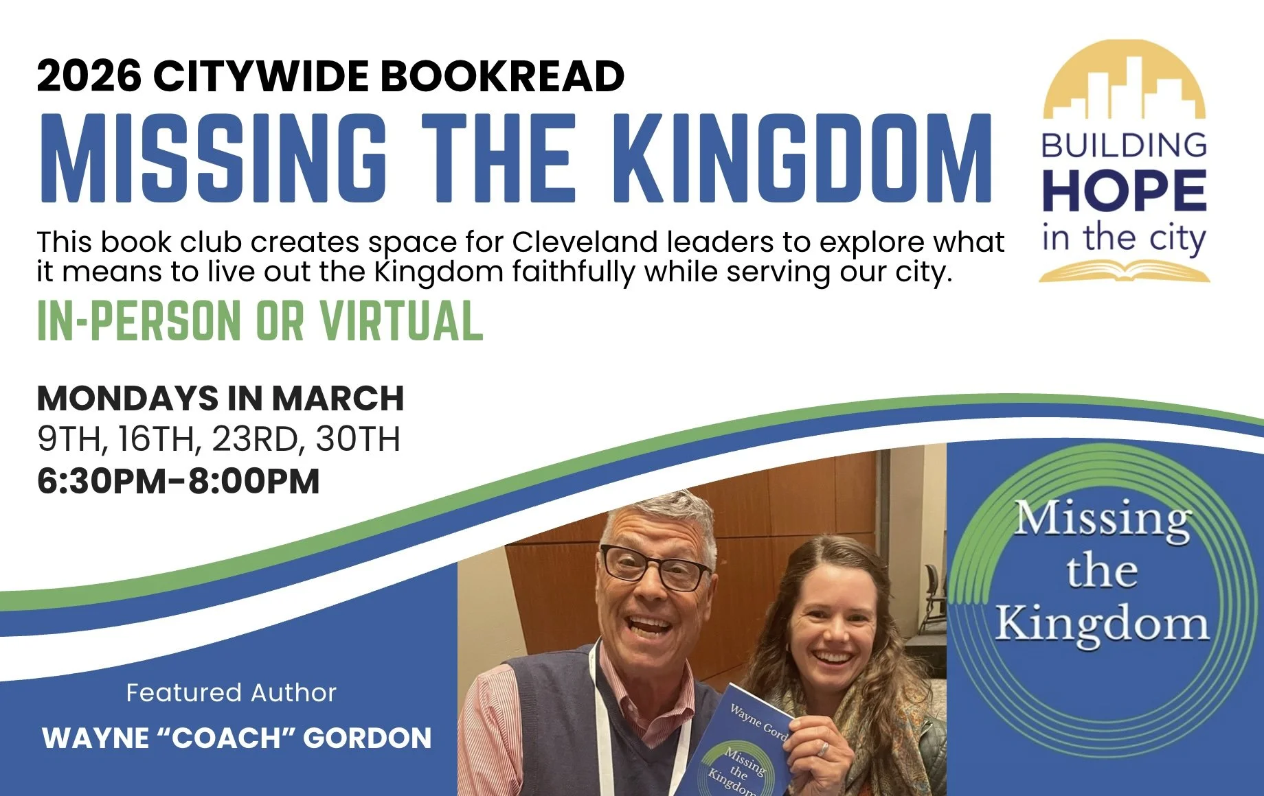 Citywide Ministry Book Read: Missing the Kingdom