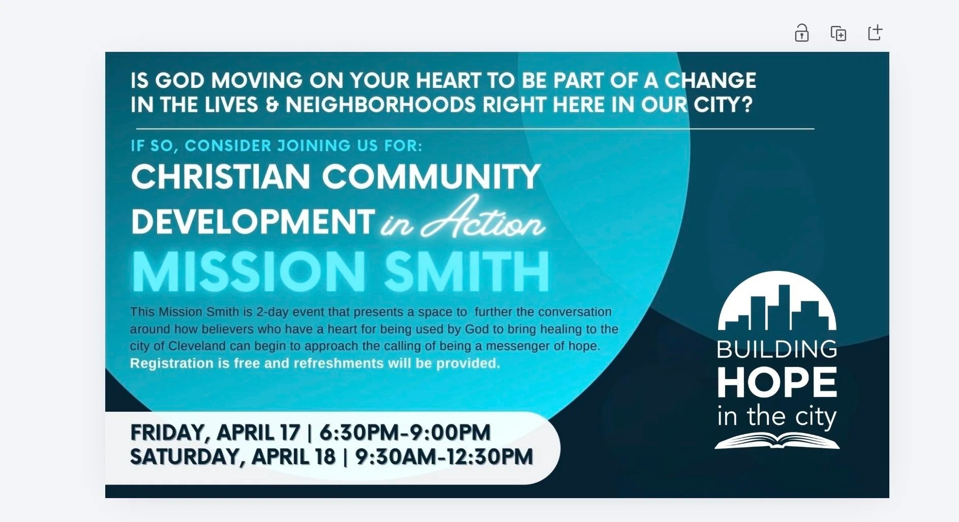 Mission Smith: Christian Community Development in Action