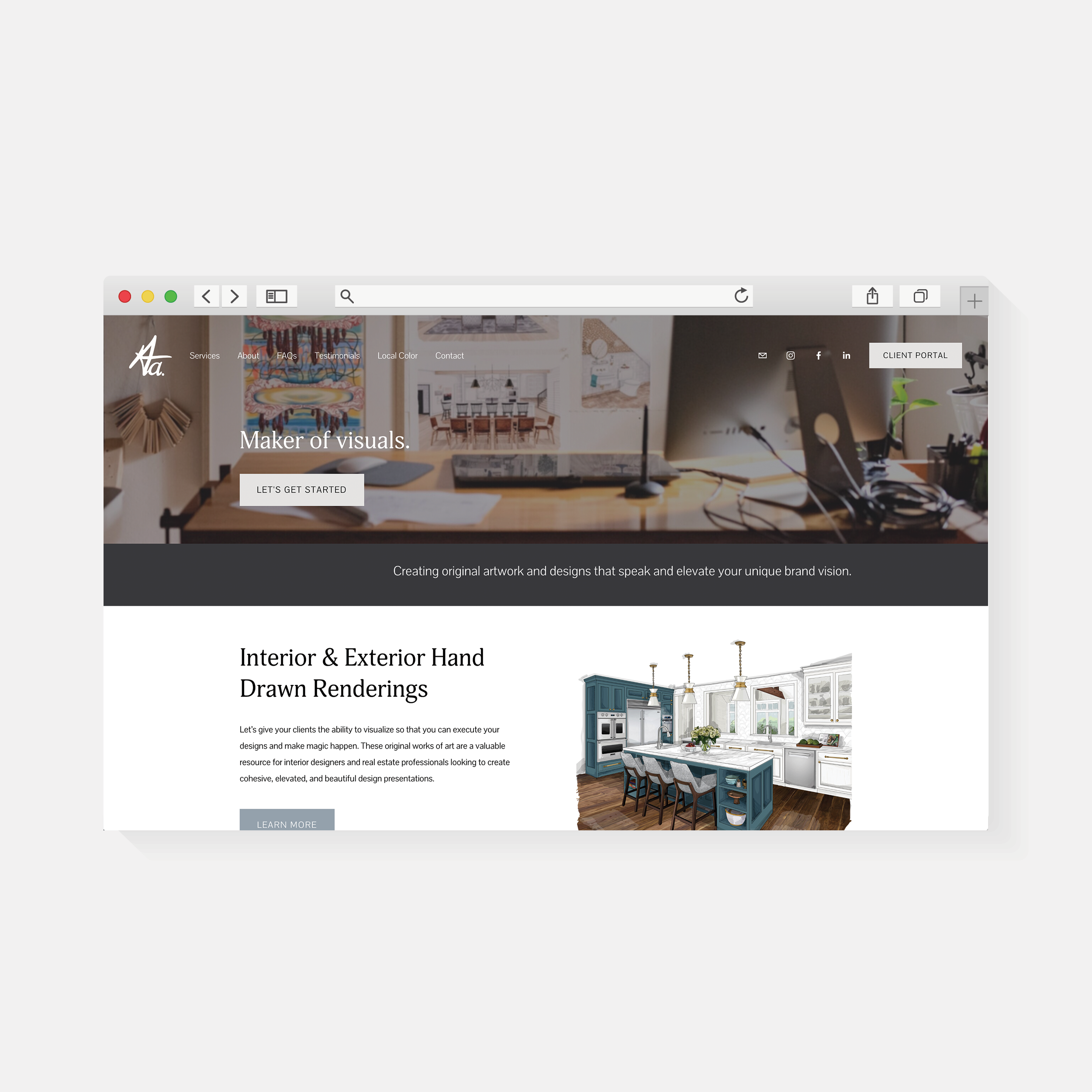 Amy Archambault Studio | Website Design | Amy Archambault Studio