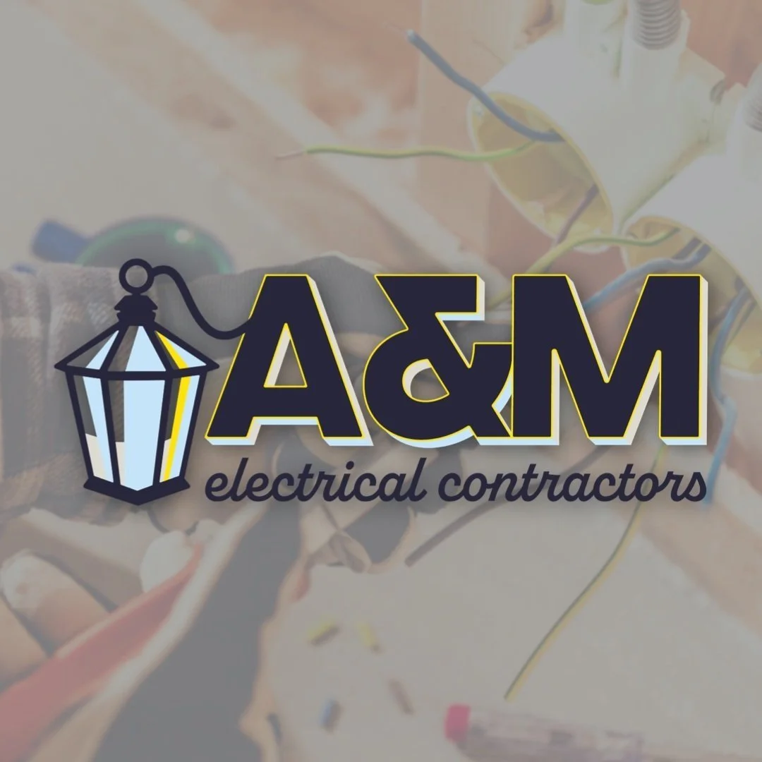 A&M Electrical Contractors | Logo Design | Amy Archambault Studio