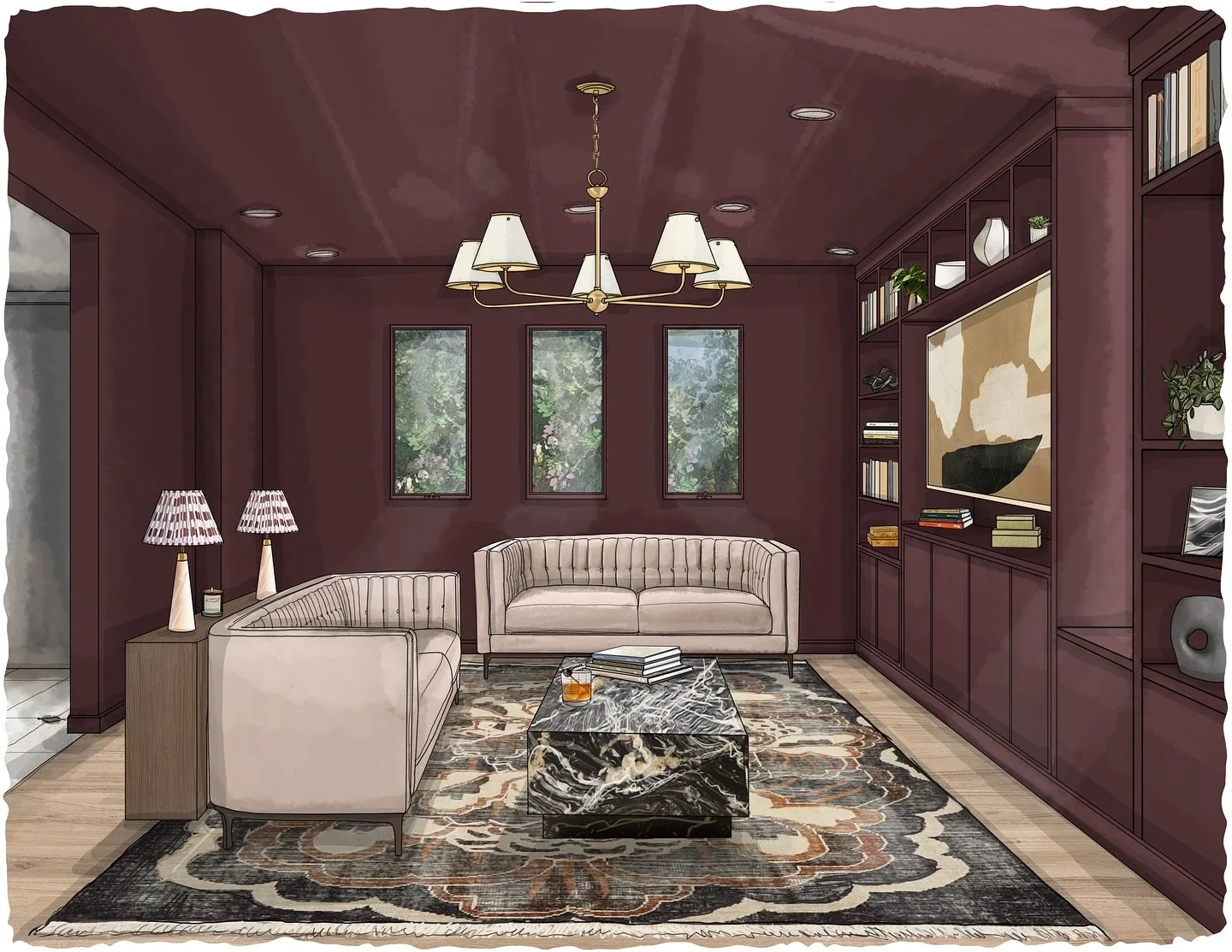 Design visions that evolve in the most beautiful and unexpected ways. Clear visuals make decision-making easier&mdash; and that&rsquo;s where our hand drawn renderings shine. They help clients see the possibilities before anything is executed, giving