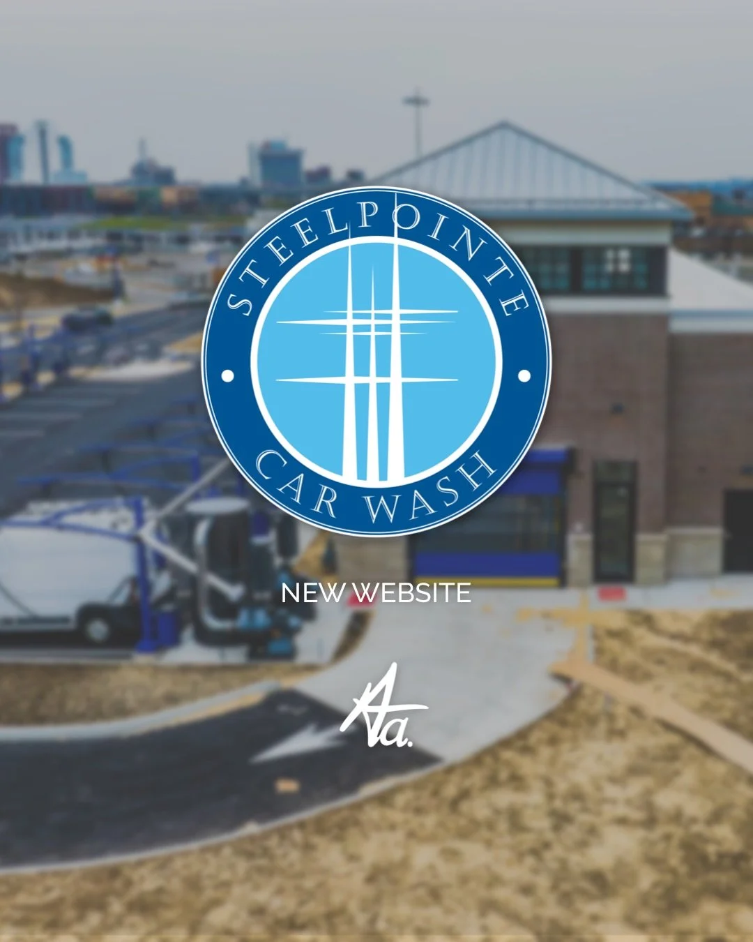 Salty winter? Get your car washed! We&rsquo;re thrilled to partner with Steelpointe Car Wash @steelpointecarwash to launch their brand-new website&mdash; designed to make booking, buying, and learning about their services easier than ever. From state