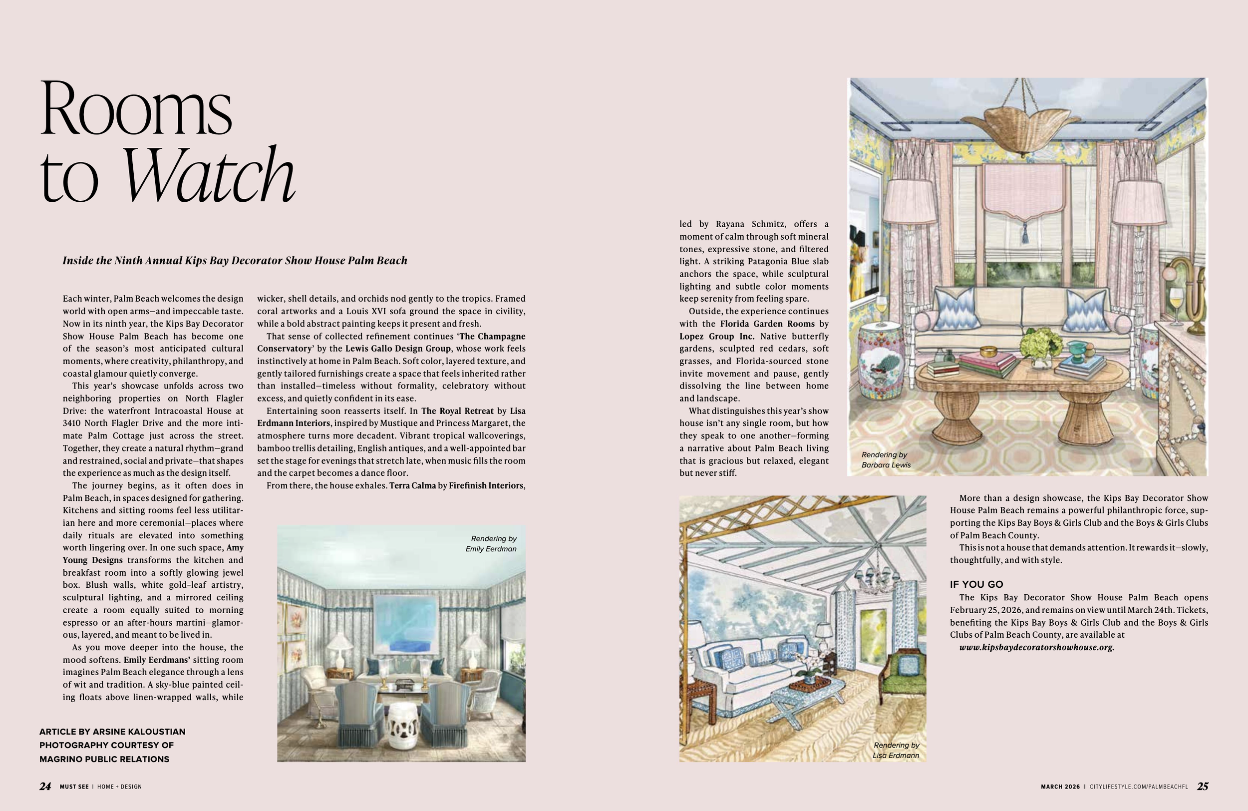 We Made the “Rooms to Watch” Feature! Thank you, Lewis Design Group, and the Palm Beach City Lifestyle!