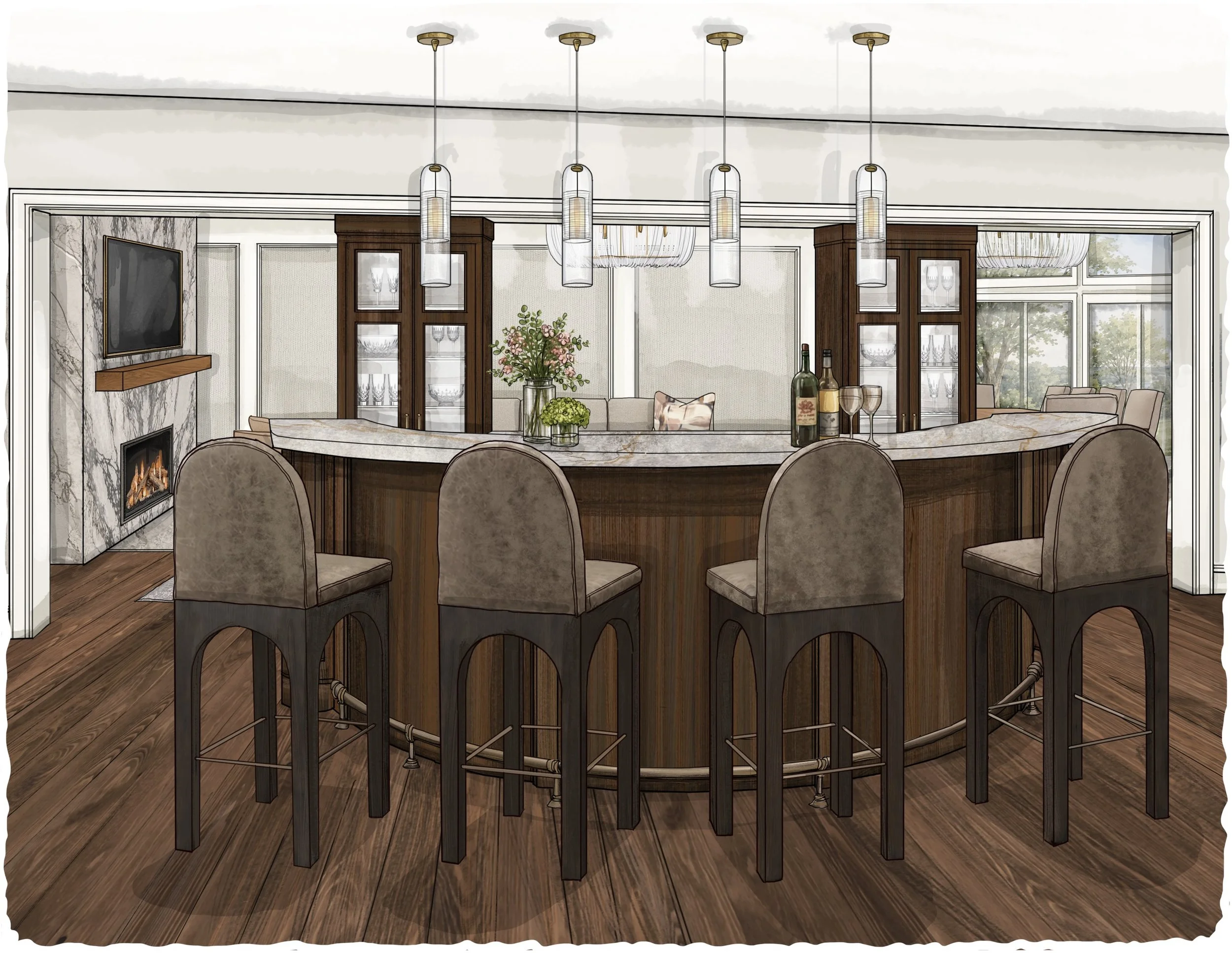 We give our clients the power of effortless decision-making (and, naturally, something pretty darn special to look at along the way).

Because for our Studio, visualization begins long before the first swing of the hammer or the first marks of execut