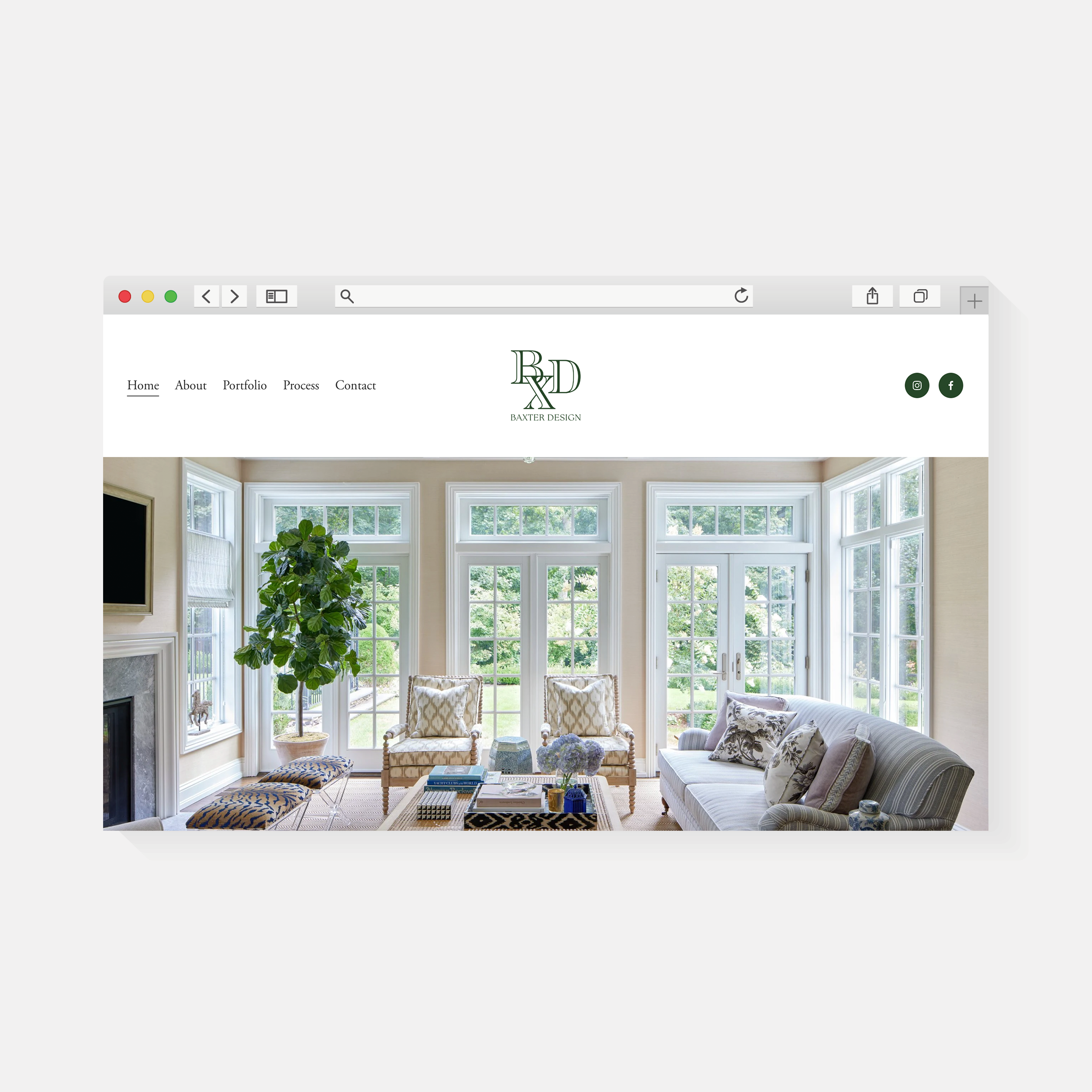 Baxter Design NY | Website Design | Amy Archambault Studio