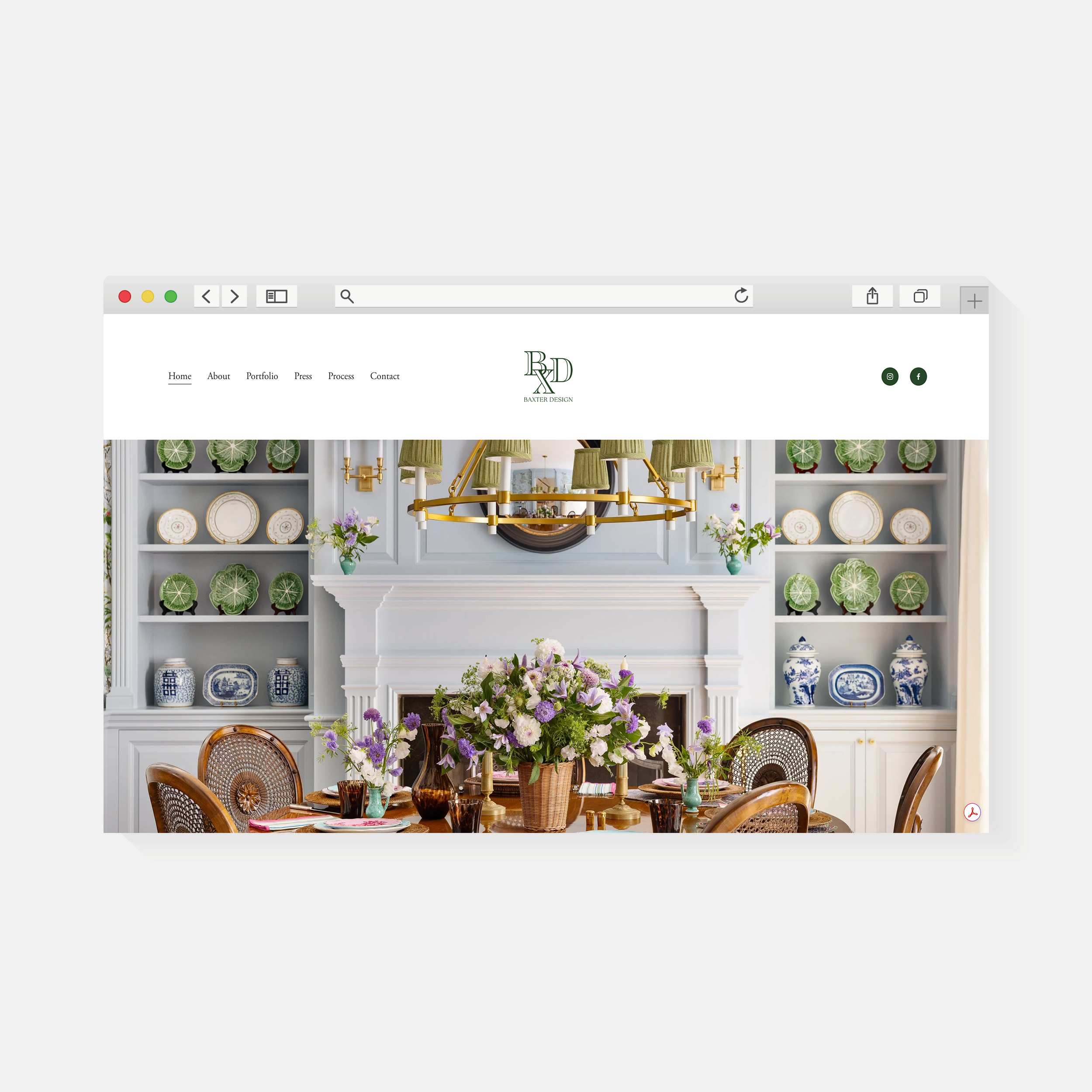 Baxter Design NY | Website Design | Amy Archambault Studio