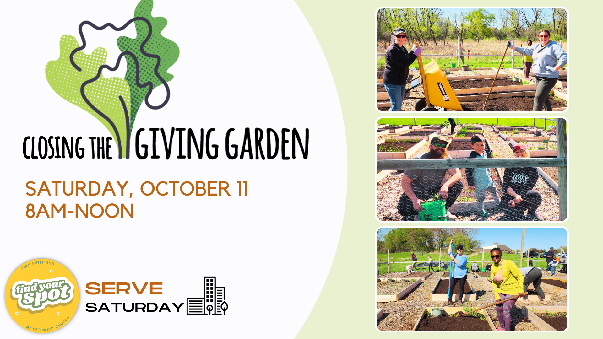 Serve Saturday | Closing the Giving Garden