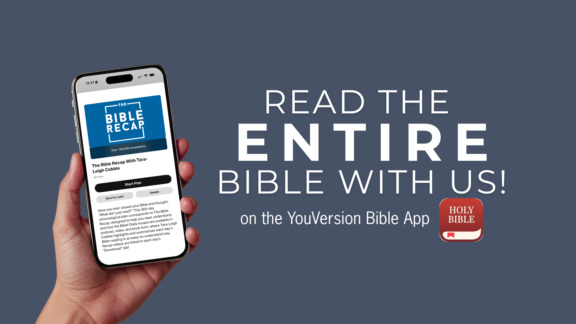 Bible Recap | Read the Bible with us!