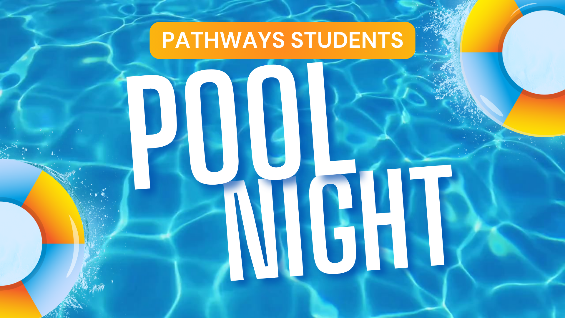 Pathways Students Pool Night