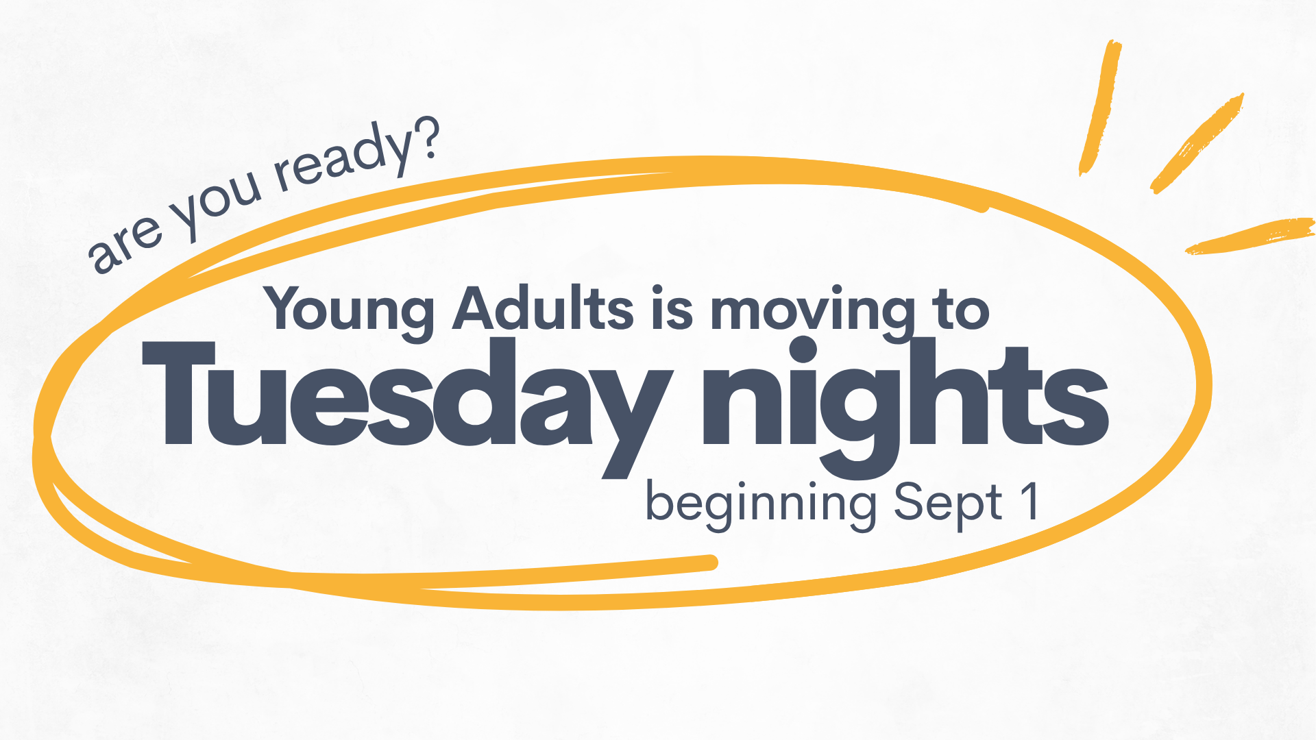 Young Adults on Tuesday Nights