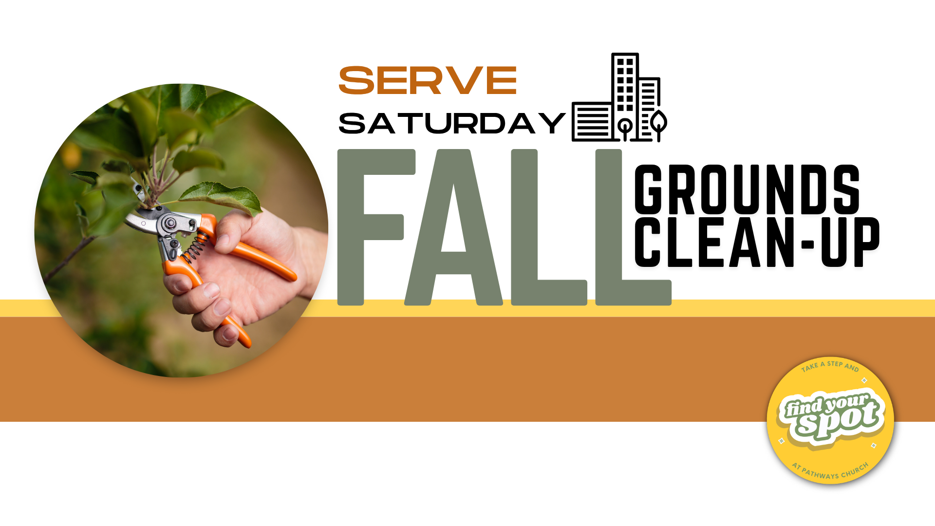Serve Saturday | Grounds Cleanup
