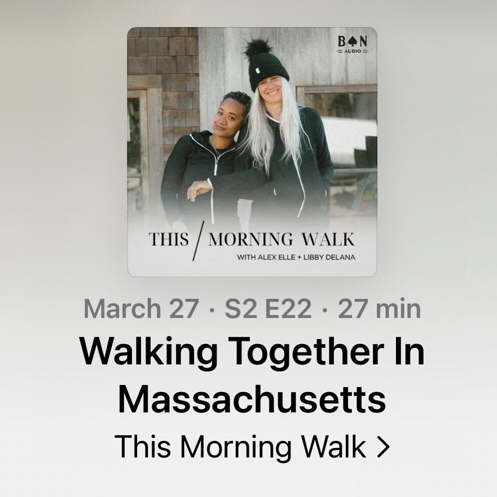 NEW EPISODE ALERT 🔔 
Walking Together In Massachusetts 

Libby and Alex share a recent walk taken together on a recent visit to Libby&rsquo;s home in Massachusetts. 

WALKSTARS ⭐️
Thank you for listening / sharing/ subscribing / reviewing! 
You are 